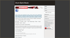 Desktop Screenshot of drumbankmusic.co.uk